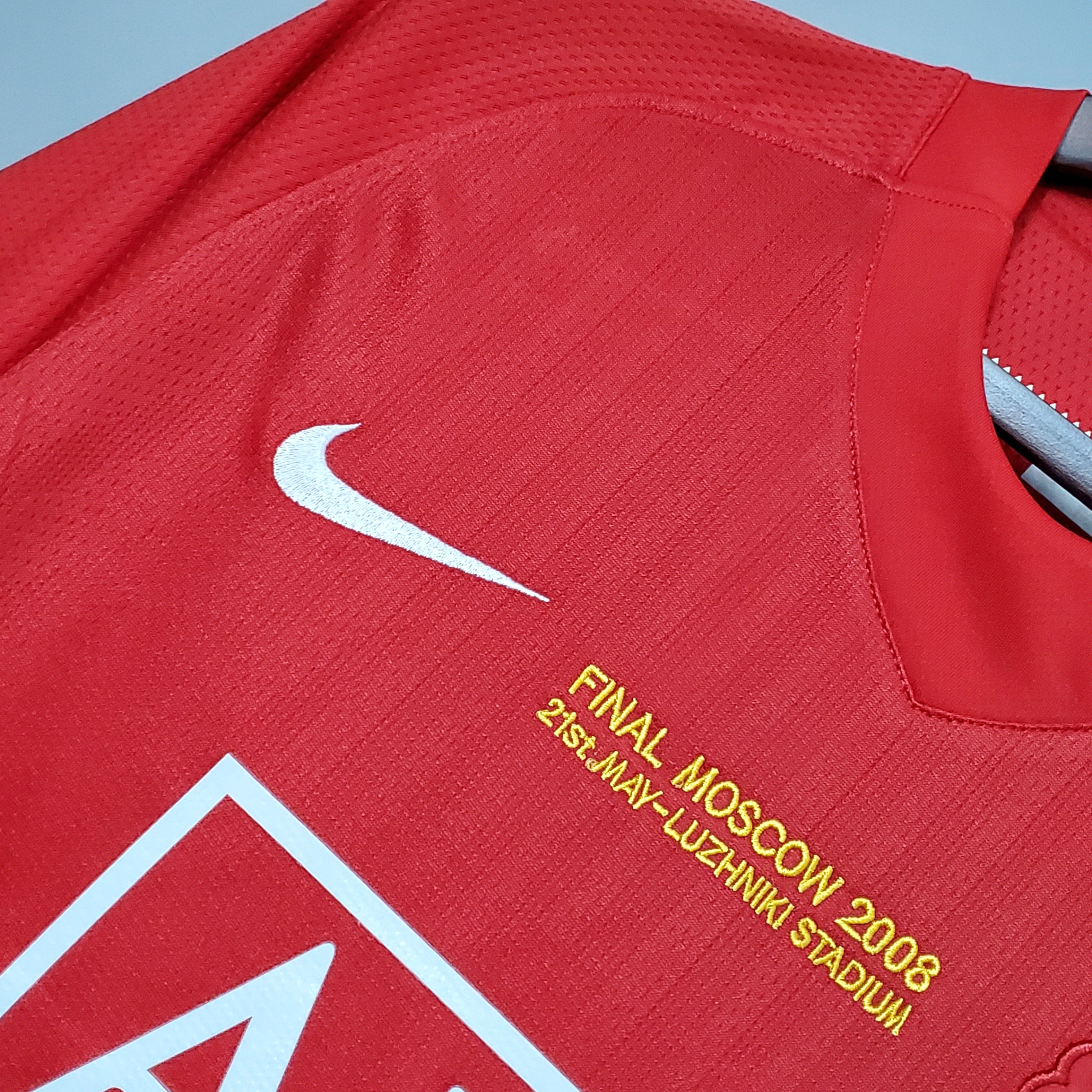 Camisola Retrô Manchester United 2007/2008