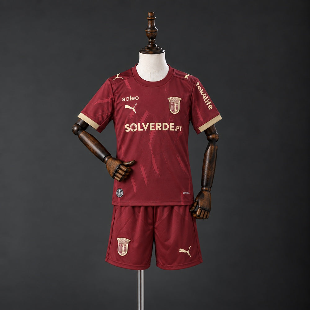 Kit Criança Alternativo Bordeaux SC Braga 2026/2027