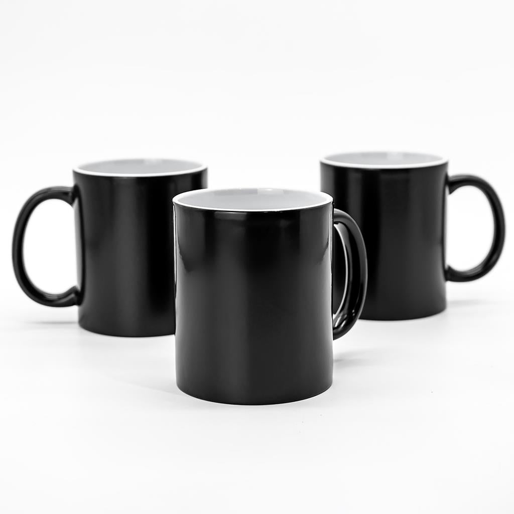 Caneca Mágica Preto Mate - 300 ml