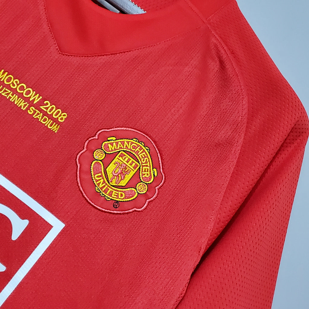 Camisola Retrô Manchester United 2007/2008