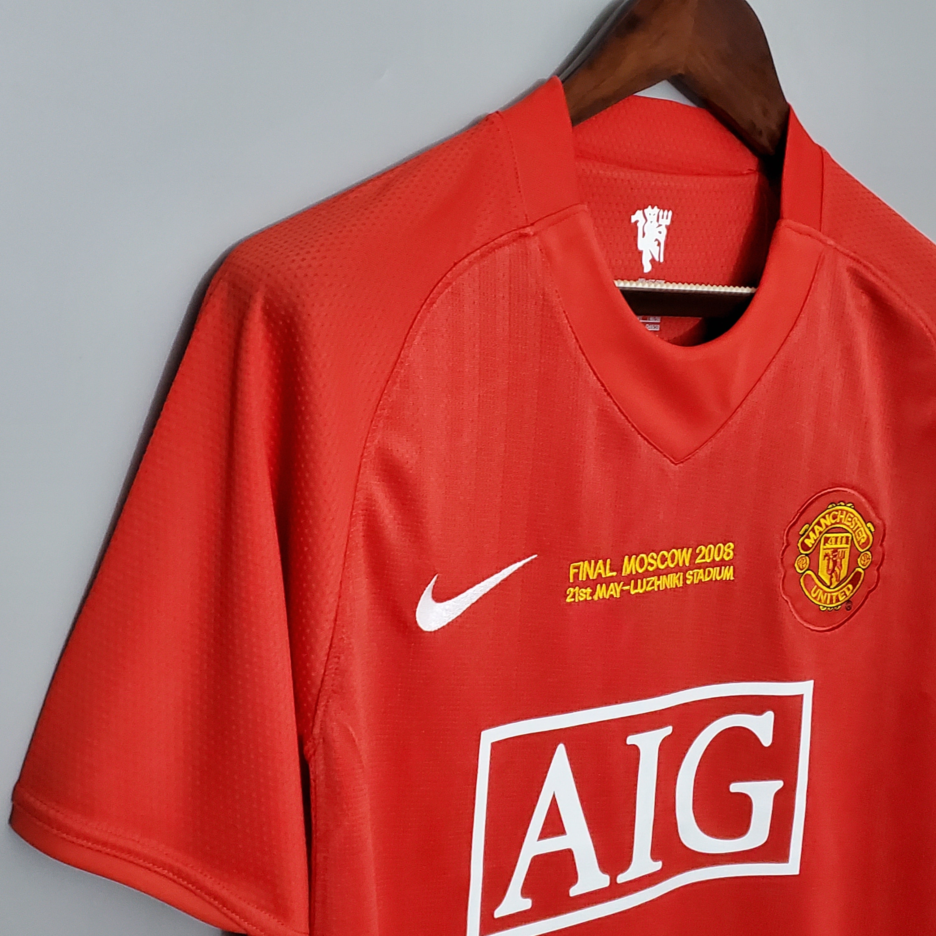 Camisola Retrô Manchester United 2007/2008