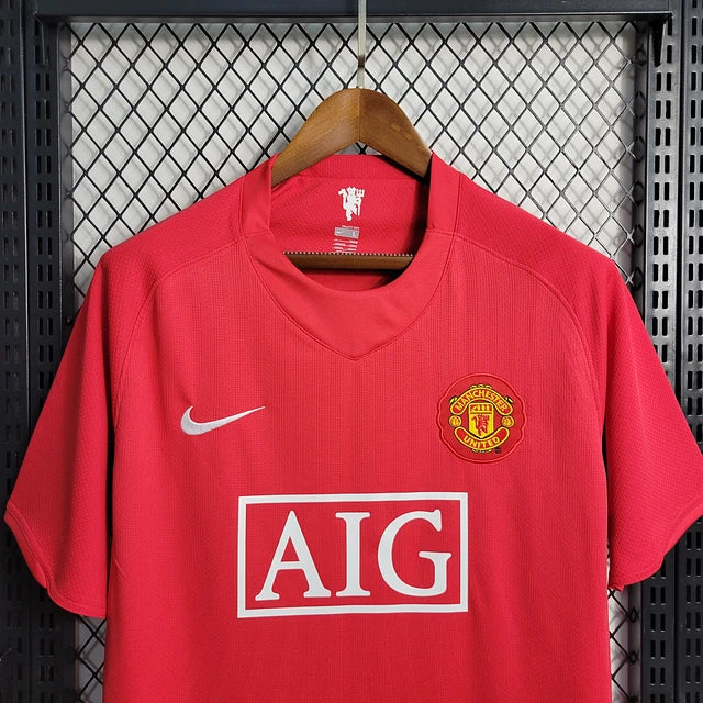 Camisola Retrô Manchester United 2007/2008
