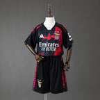 Kit Criança Alternativo Preto SL Benfica 2026/2027