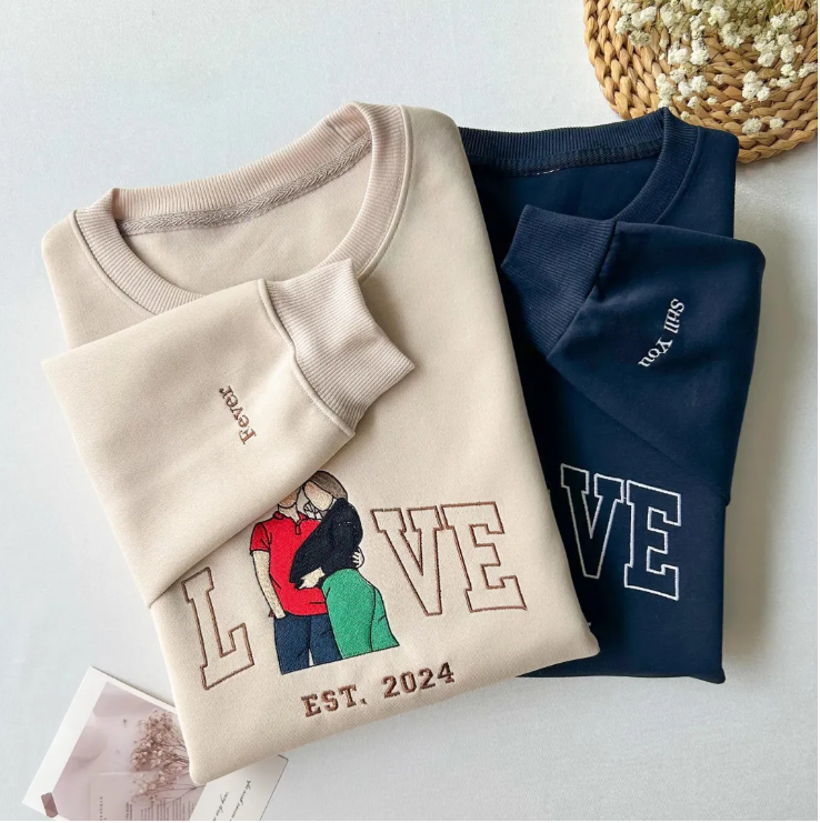 Conjunto de Casal Personalizado "LOVE & Story"