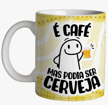 Caneca Personalizada "É café"