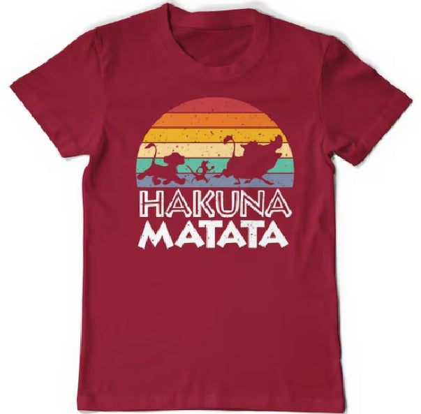 Tshirt personalizada Hakuna Matata