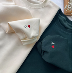 Conjunto de Casal Personalizado "Iniciais com Coração"