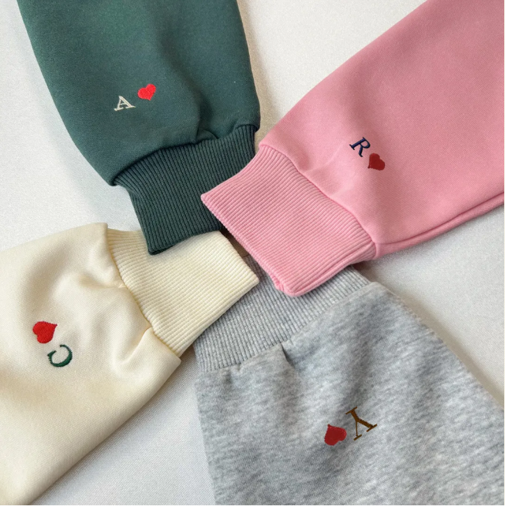 Conjunto de Casal Personalizado "Iniciais com Coração"