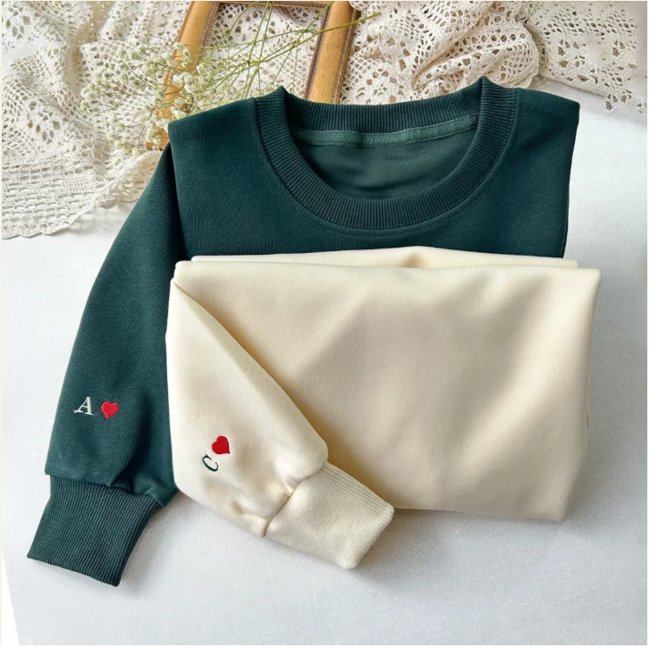 Conjunto de Casal Personalizado "Iniciais com Coração"