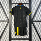 Kit Criança Alternativo Preto Manchester United 2025/2026