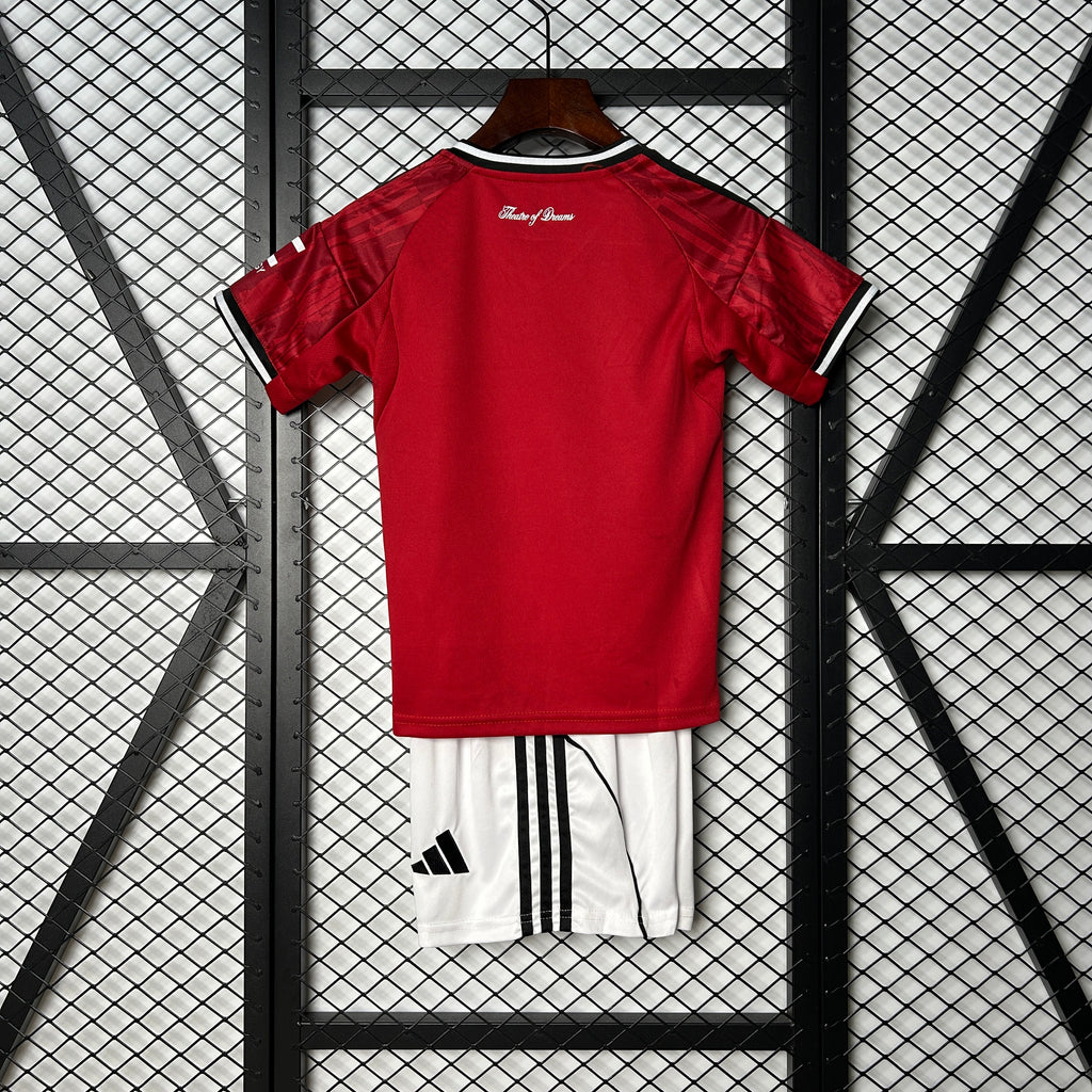 Kit Criança Principal Manchester United 2025/2026