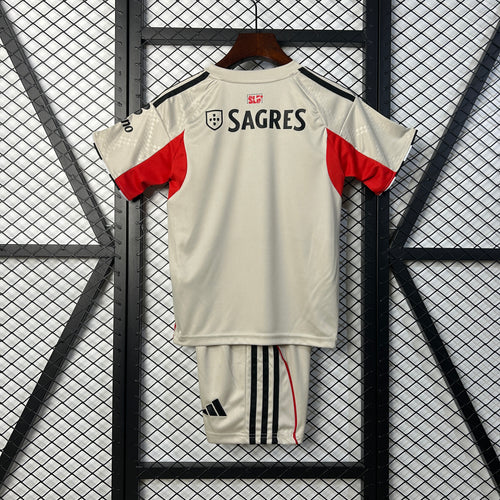 Kit Criança Alternativo Bege SL Benfica 2025/2026