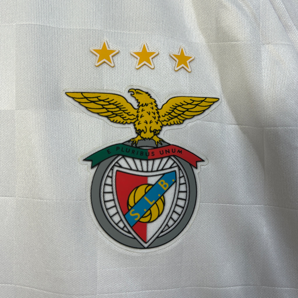 Kit Criança Alternativo Branco SL Benfica 2025/2026