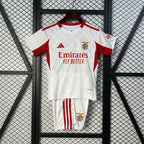Kit Criança Alternativo Branco SL Benfica 2025/2026