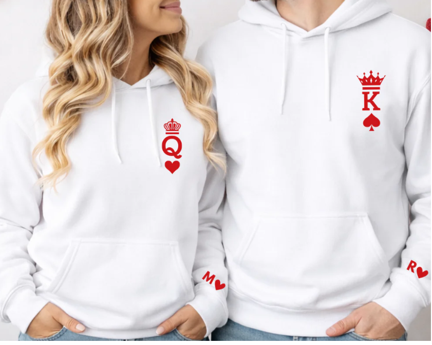 Conjunto de Casal "King & Queen Card Symbol"