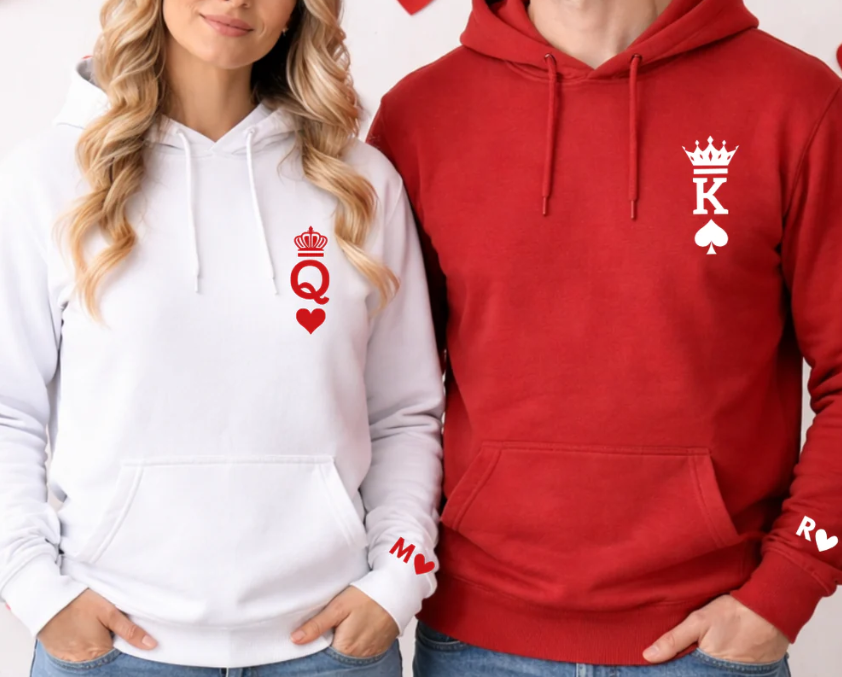 Conjunto de Casal "King & Queen Card Symbol"
