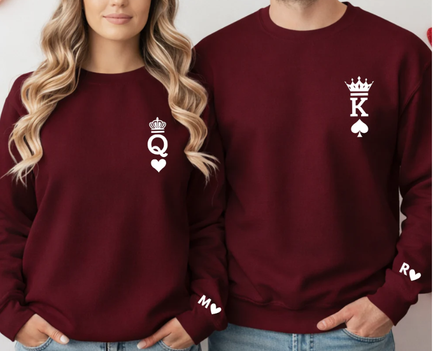 Conjunto de Casal "King & Queen Card Symbol"