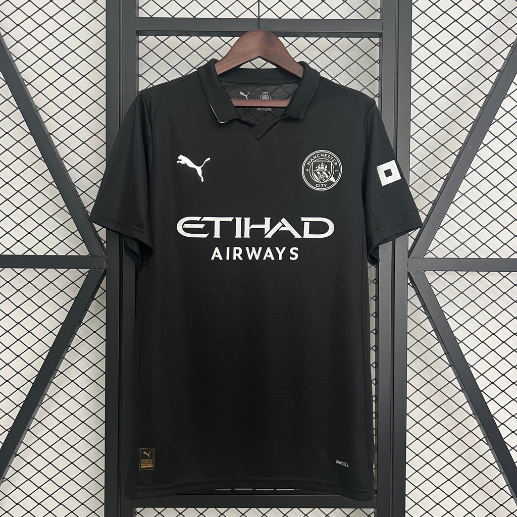 Camisola Alternativa Preta Manchester City 2025/2026