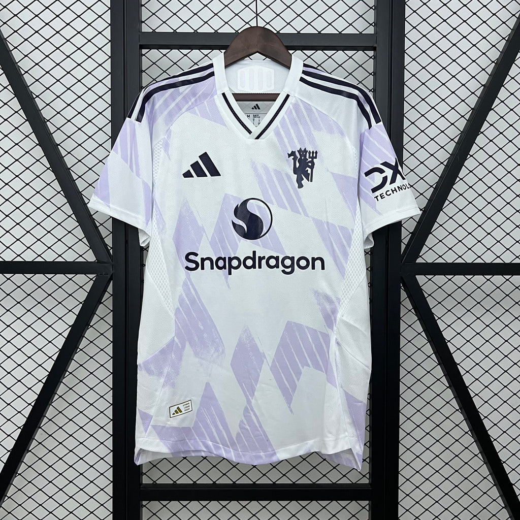 Camisola Alternativa Branca Manchester United 2025/2026