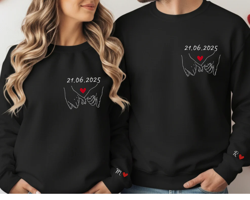 Conjunto de Casal Personalizado "Promessa de Amor"