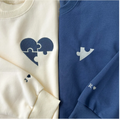 Conjunto de Casal Personalizado "Coração Puzzle"