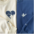 Conjunto de Casal Personalizado "Coração Puzzle"