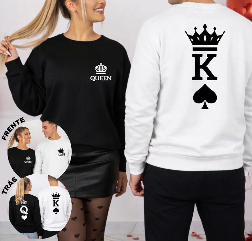 Conjunto de Casal "King & Queen Double Side"