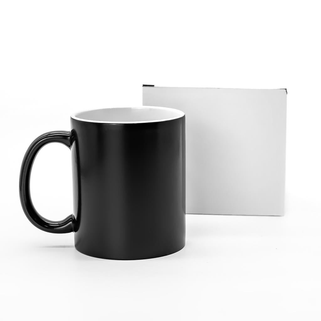 Caneca Mágica Preto Mate - 300 ml