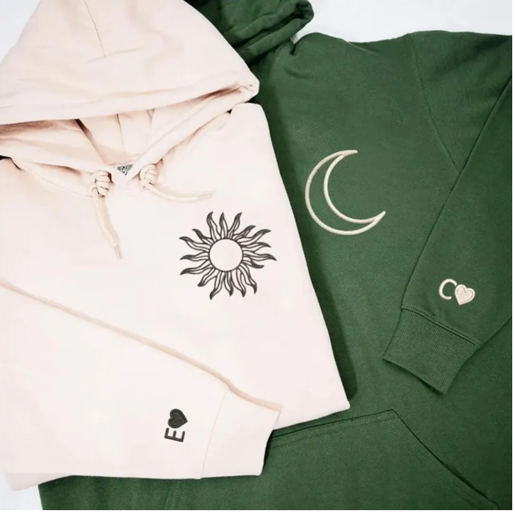 Conjunto de Casal Personalizado "Sol & Lua Místicos"