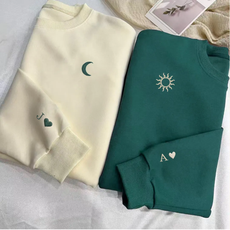 Conjunto de Casal Personalizado "Sol & Lua Minimal"