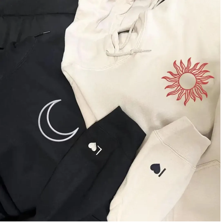 Conjunto de Casal Personalizado "Sol & Lua Místicos"