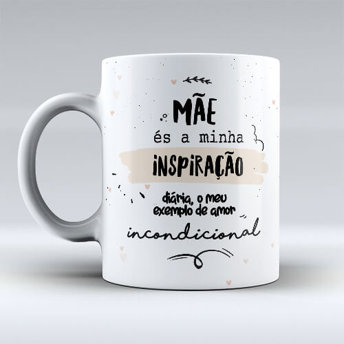Caneca Personalizada "Mãe amor incondicional"