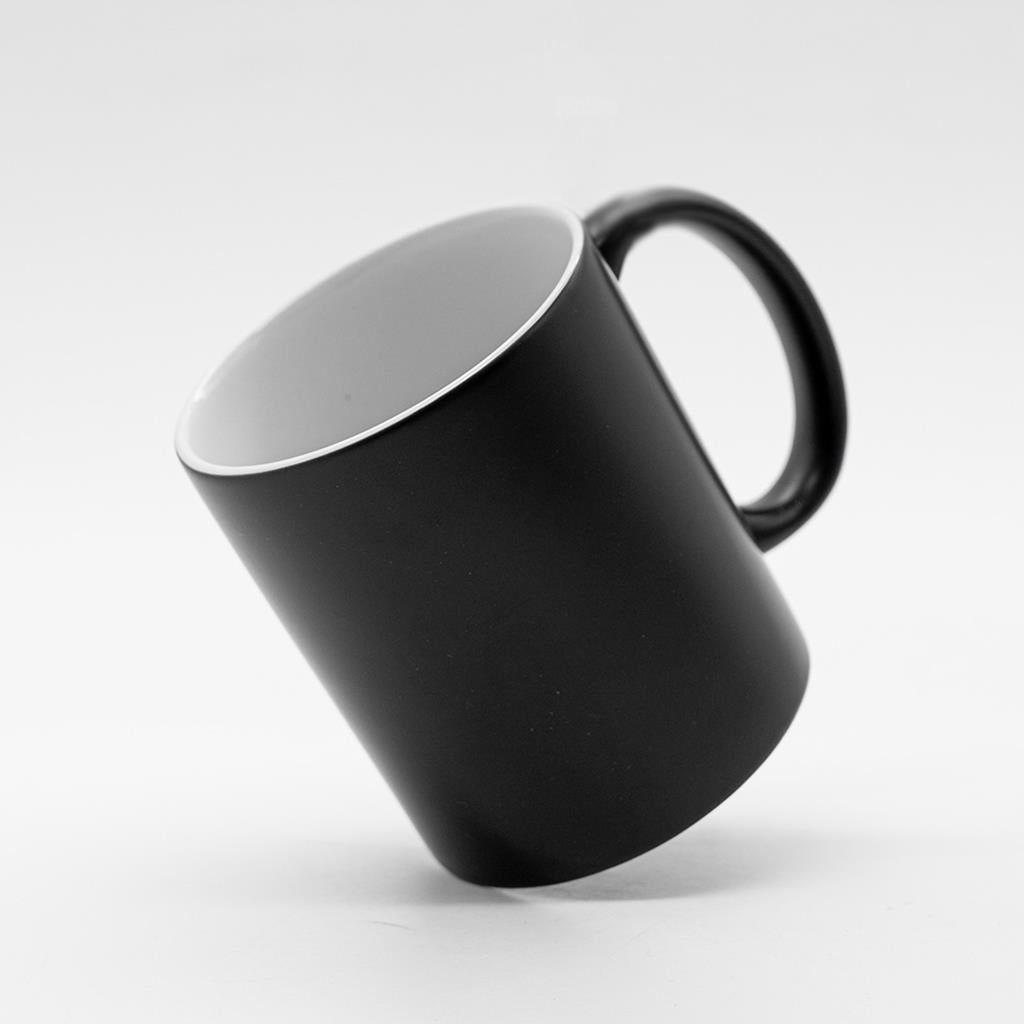 Caneca Mágica Preto Mate - 300 ml
