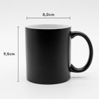 Caneca Mágica Preto Mate - 300 ml