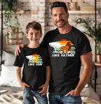 Conjunto Pai e Filho Personalizado "Like Father, Like Son" – Rei Leão